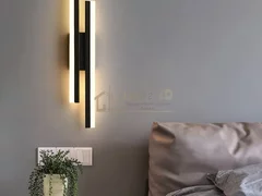 Aplica LED LINNES 24W neagra echivalent 150W